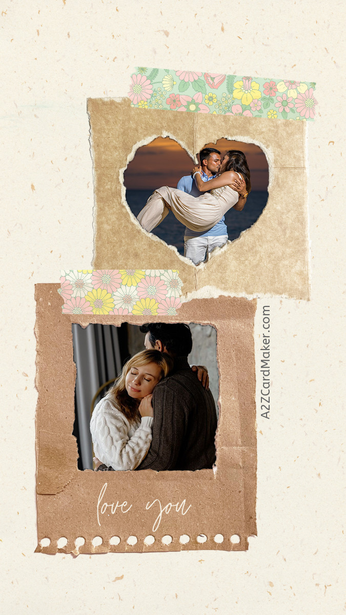 Love Greeting Card with Photo