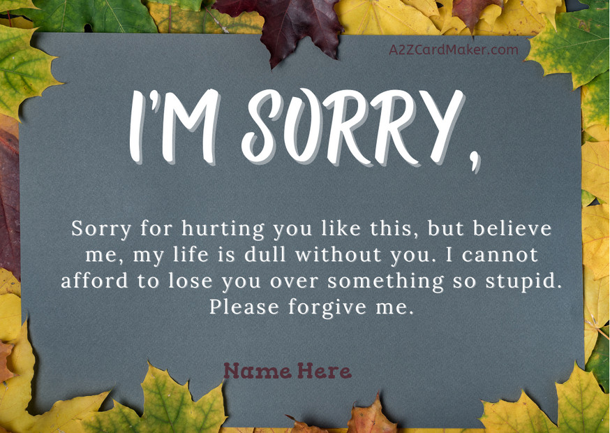 Status of Love and Apology