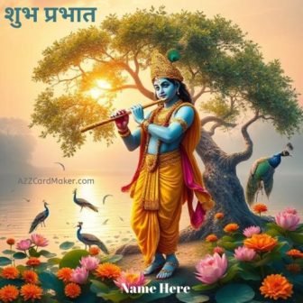 श्रीकृष्ण की कृपा से आपका दिन शुभ और मंगलमय हो – सुप्रभात!