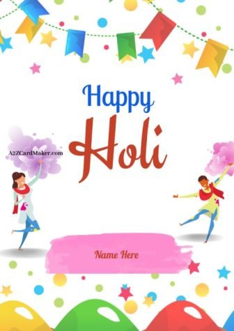 Colorful Holi Picture for Instagram Story