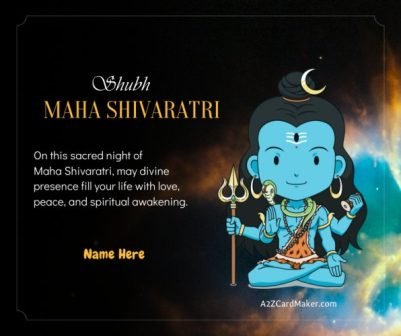 Images on Maha shivratri WhatsApp Status With Name