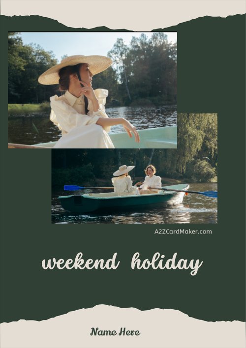 Create a Custom Weekend Card with Photo