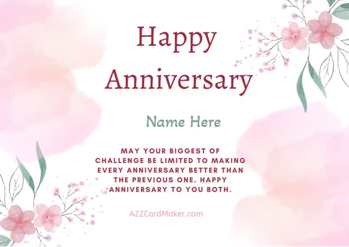Happy Anniversary to Both of You ? Celebrate Love Together