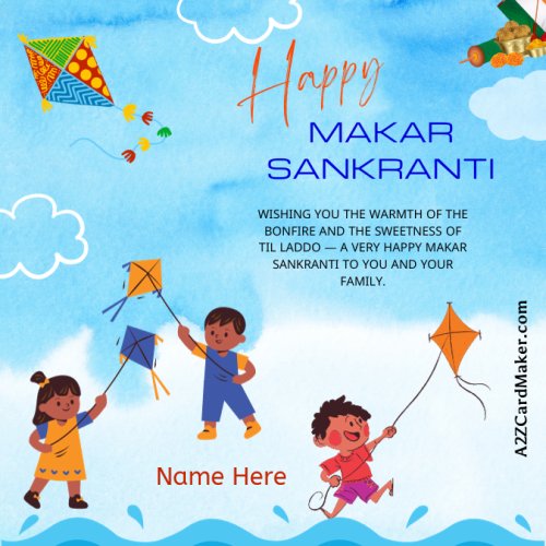 Makar Sankranti image for Instagram post
