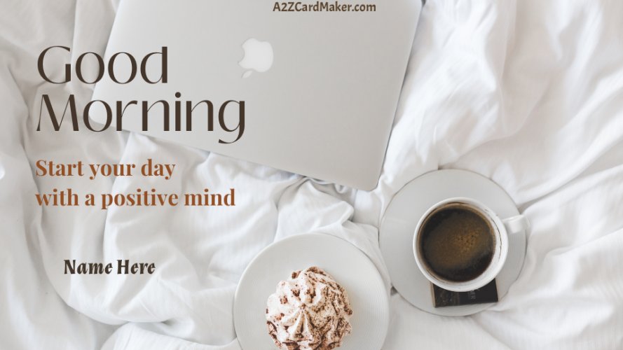 Personalized Good Morning Images for WhatsApp: Add Your Name