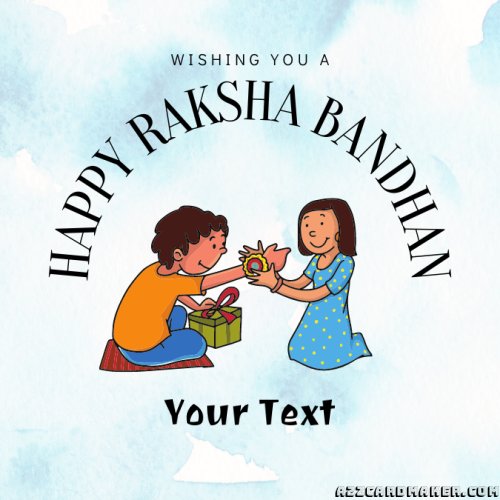 Rakhi Cards for Brother | a2zcardmaker.com