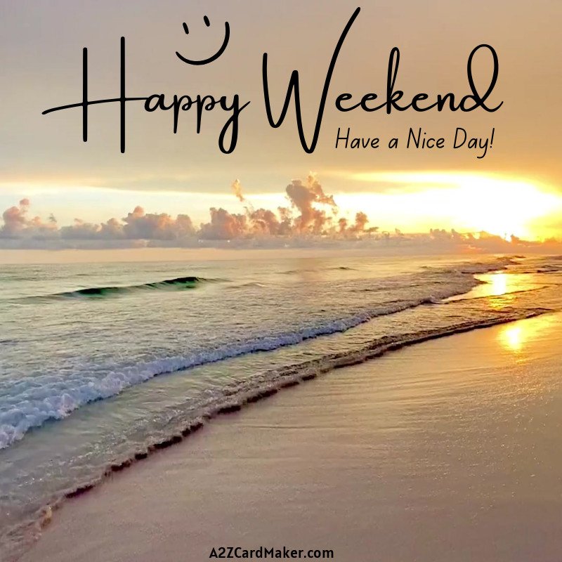Weekend Bliss by the Sea: Personalized Beach Greetings